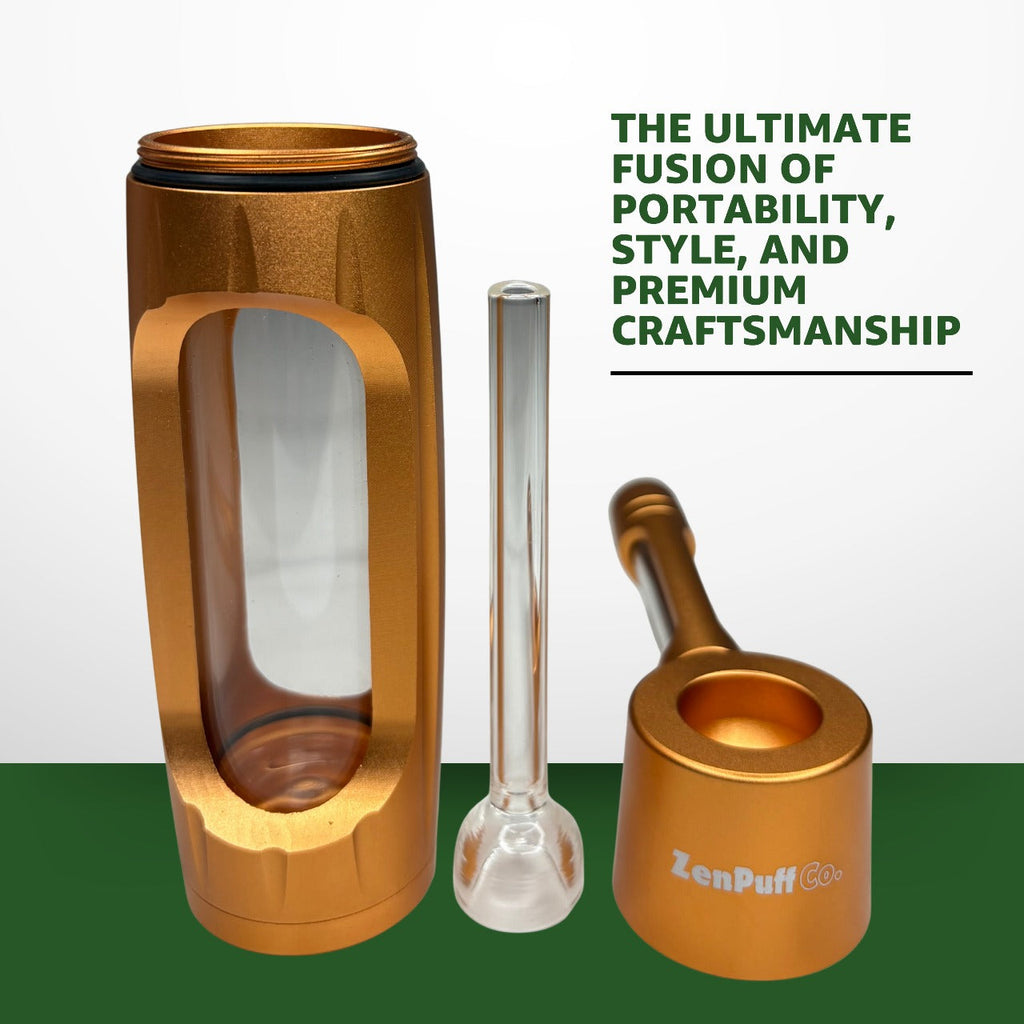 ZenPuff Luxury Aluminum/Glass Water Bottle VIP
