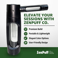 ZenPuff Luxury Aluminum/Glass Water Bottle VIP