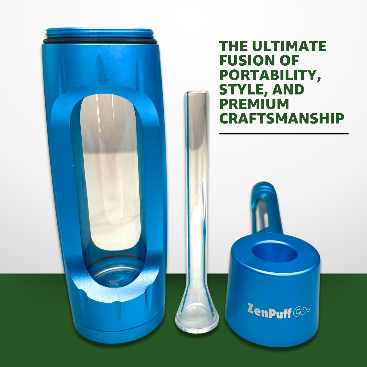 ZenPuff Luxury Aluminum/Glass Water Bottle VIP