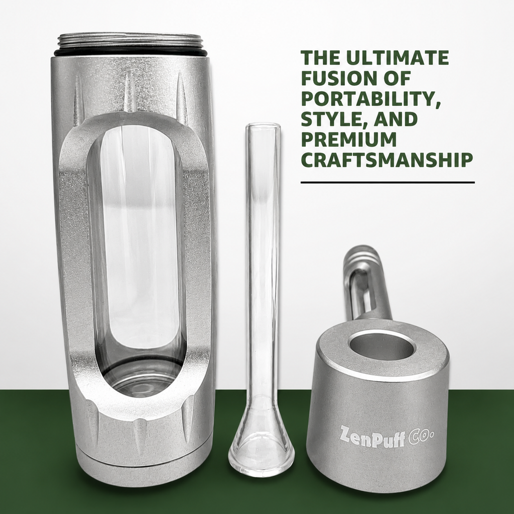 ZenPuff Luxury Aluminum/Glass Water Bottle VIP